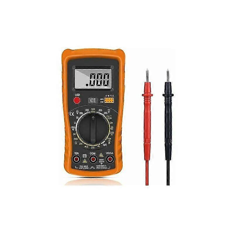 Digital Multimeter, Digital Automatic Multimeter, Professional Electrical Tester, Voltmeter/Resistance/Continuity/Diodes Apply to Laboratories, Factor