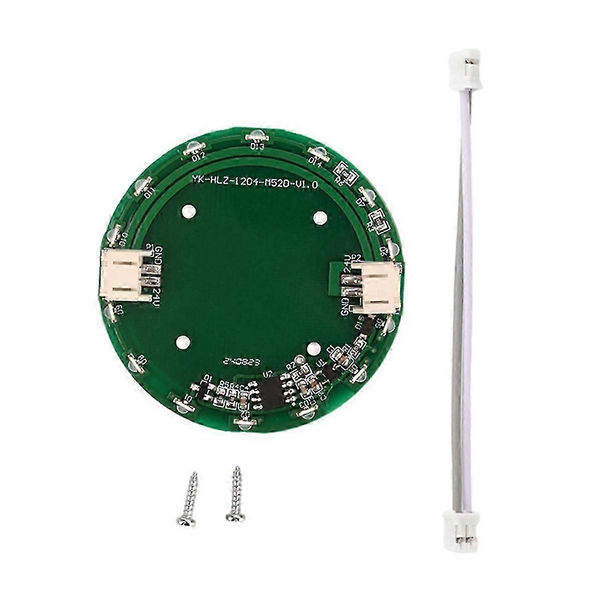 24V DC 5A touch sensor module for building a smart epoxy touch river table with blue LEDs and cable