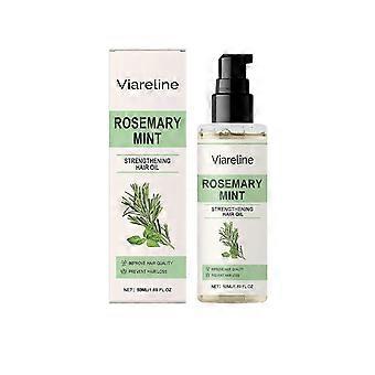 Lot de 3 huiles capillaires à la menthe et au romarin, améliorent la qualité des cheveux, réduisent les frisottis, hydratent et lissent les cheveux. Haute qualité.