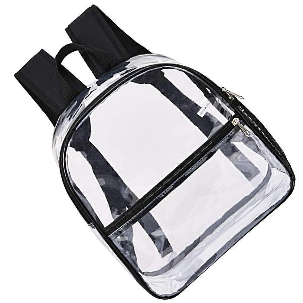 Small Transparent Backpack Outdoor Storage Backpack PVC Waterproof Backpack Stadium Accessory