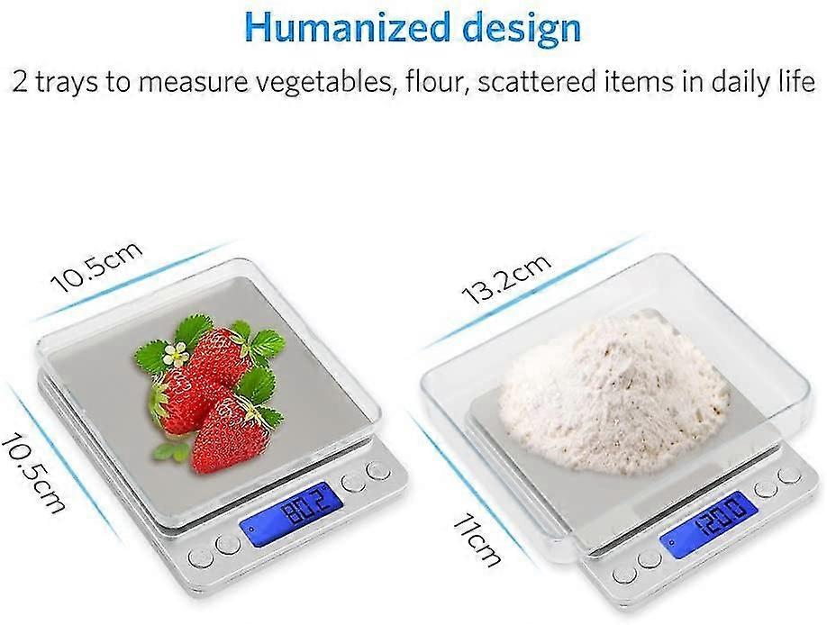 Kitchen Scale Precision 3kg / 0.1g Mini Electronic Precise To 0.1g Digital