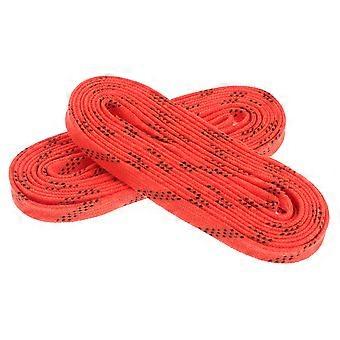 Ice Hockey Skate Shoelaces Anti-Freezing Function 1Pair Orange