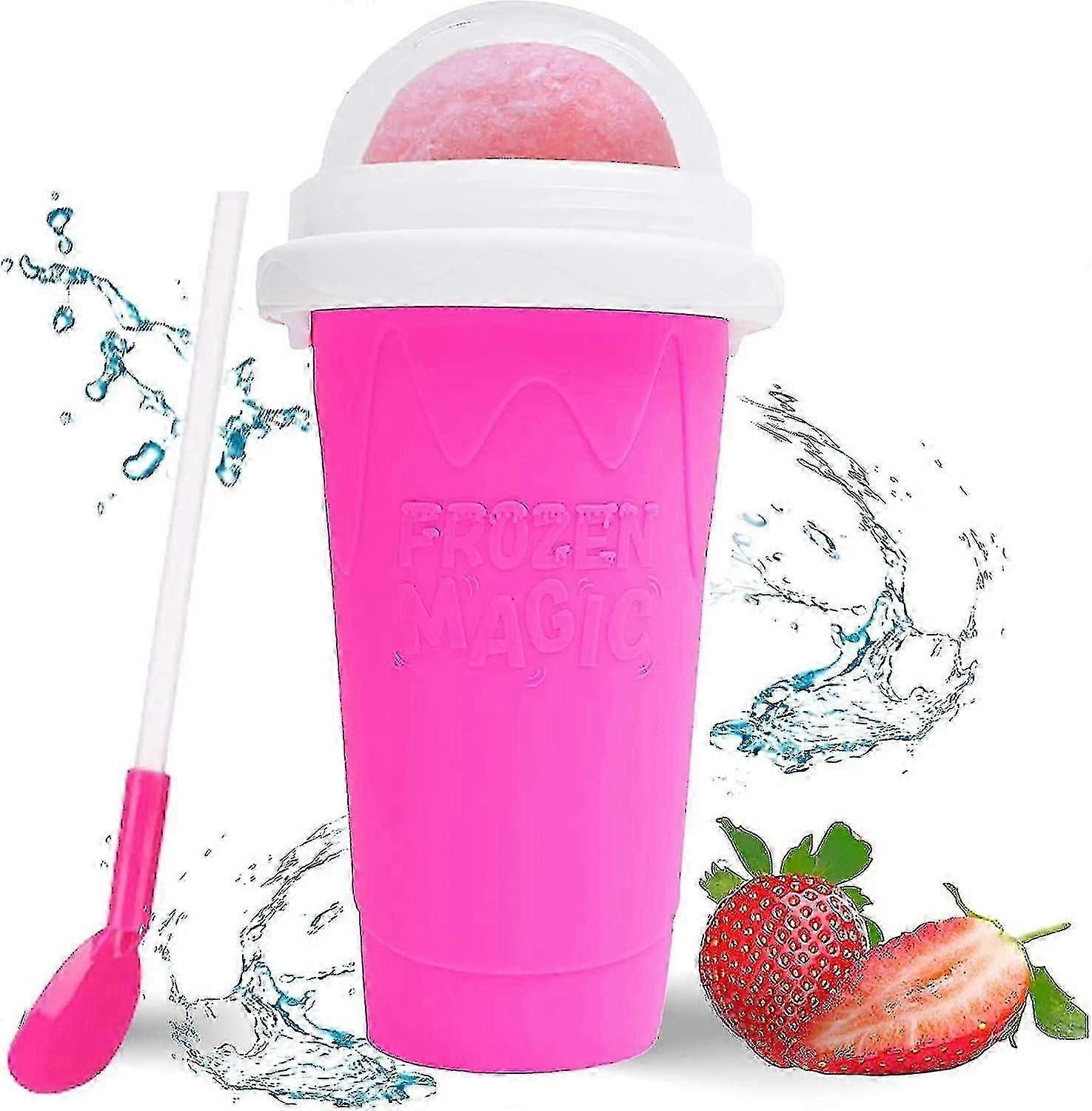 Dobbeltlags klemmekopp med slush-maskin for sommersmoothies