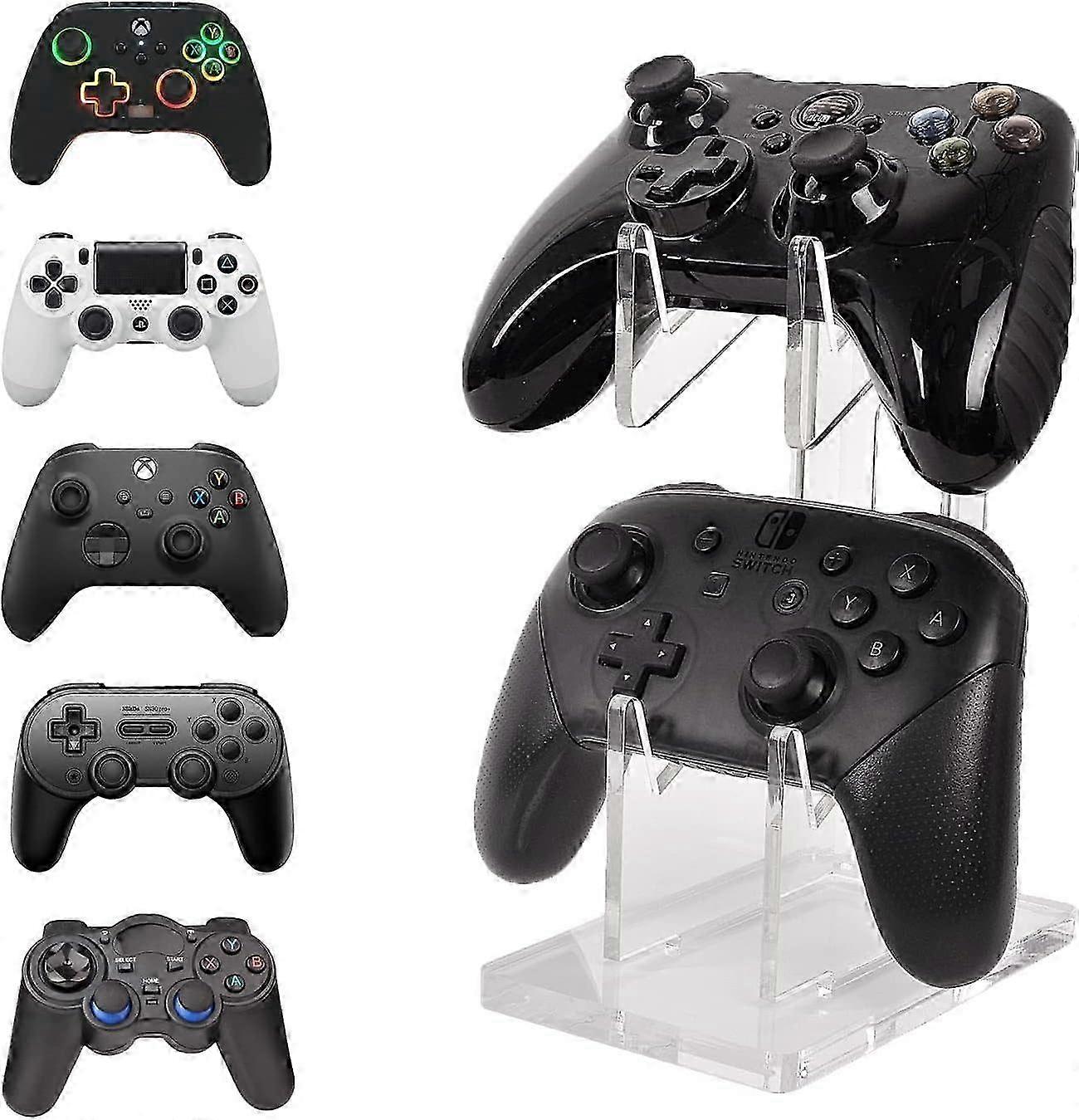 Universal Gamepad Holder compatible with Xbox ONE Switch PS4 White
