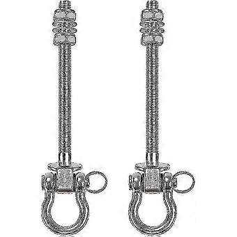 Swing Hangers Set of 2 800kg Capacity Stainless Steel for Gym Outdoor Use