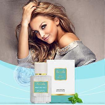 2pcs Mint Sea Salt Perfume, Gentle Fresh Elegant Scent for Dating, Pulse Points Application, Long Lasting