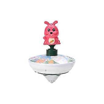 kids spinning top toy with music and light for easter