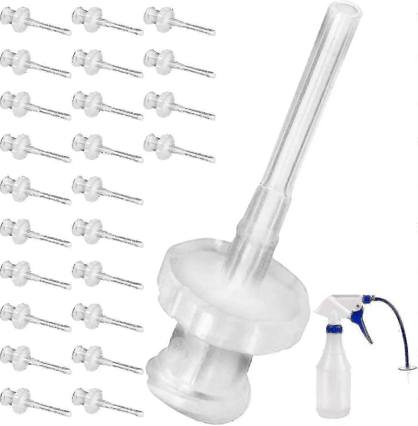 Lot de 25 tubes de rechange pour lave-oreilles compatibles avec les lave-oreilles Doctor Easy Elephant Rhino