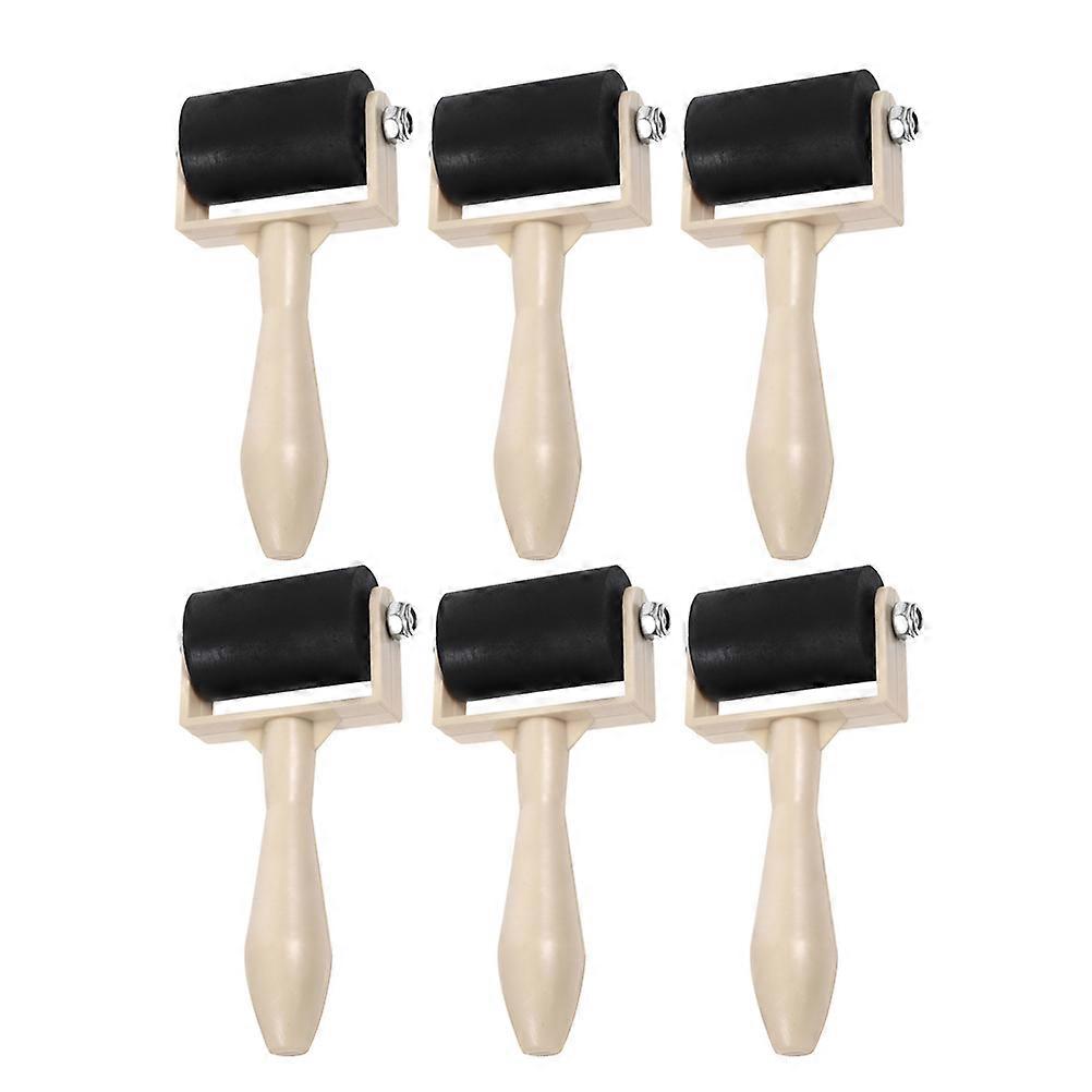 Printmaking Tool 6Pcs Printmaking Rollers for Embossing and Art Projects