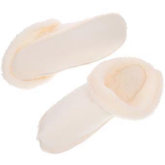 White Clogs Shoes Liner for Autumn and Winter Use 1Pair Cotton
