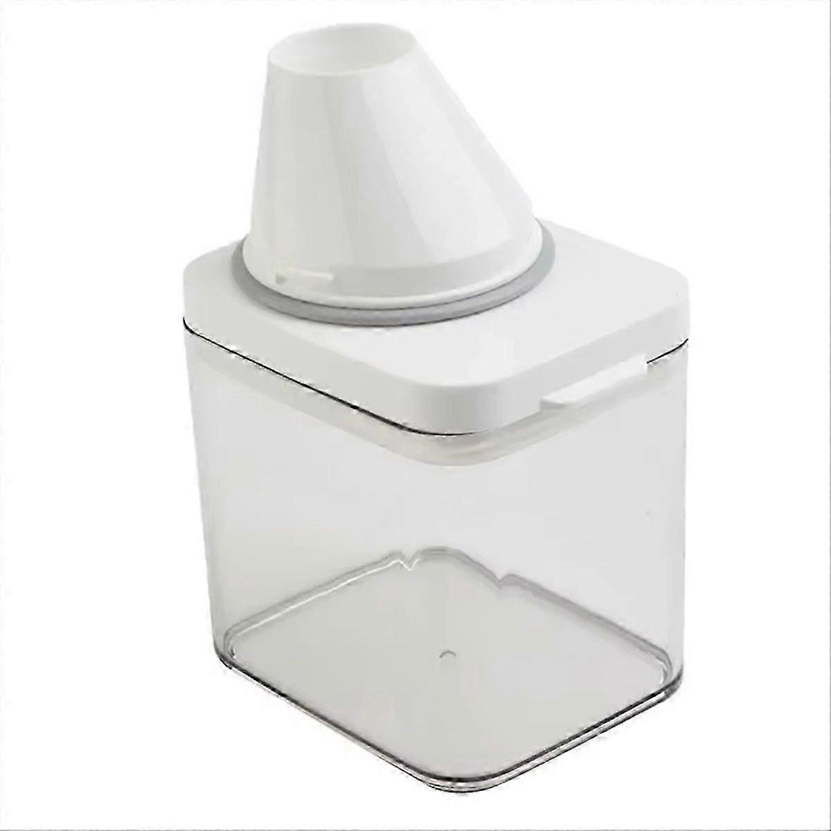 Airtight Laundry Detergent Dispenser with Measuring Cup