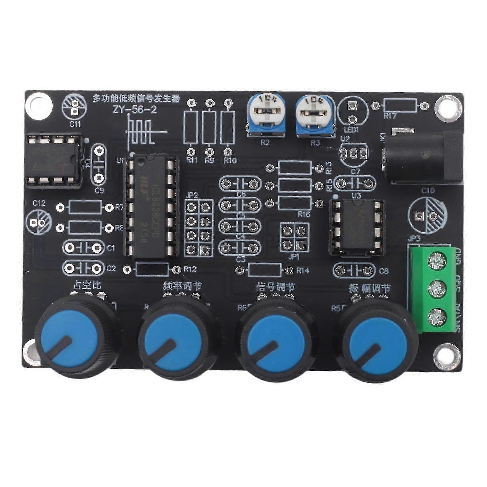 ICL8038 Function Signal Generator Module Sine Square Triangle Wave DIY Welding Practice Kit Without Case