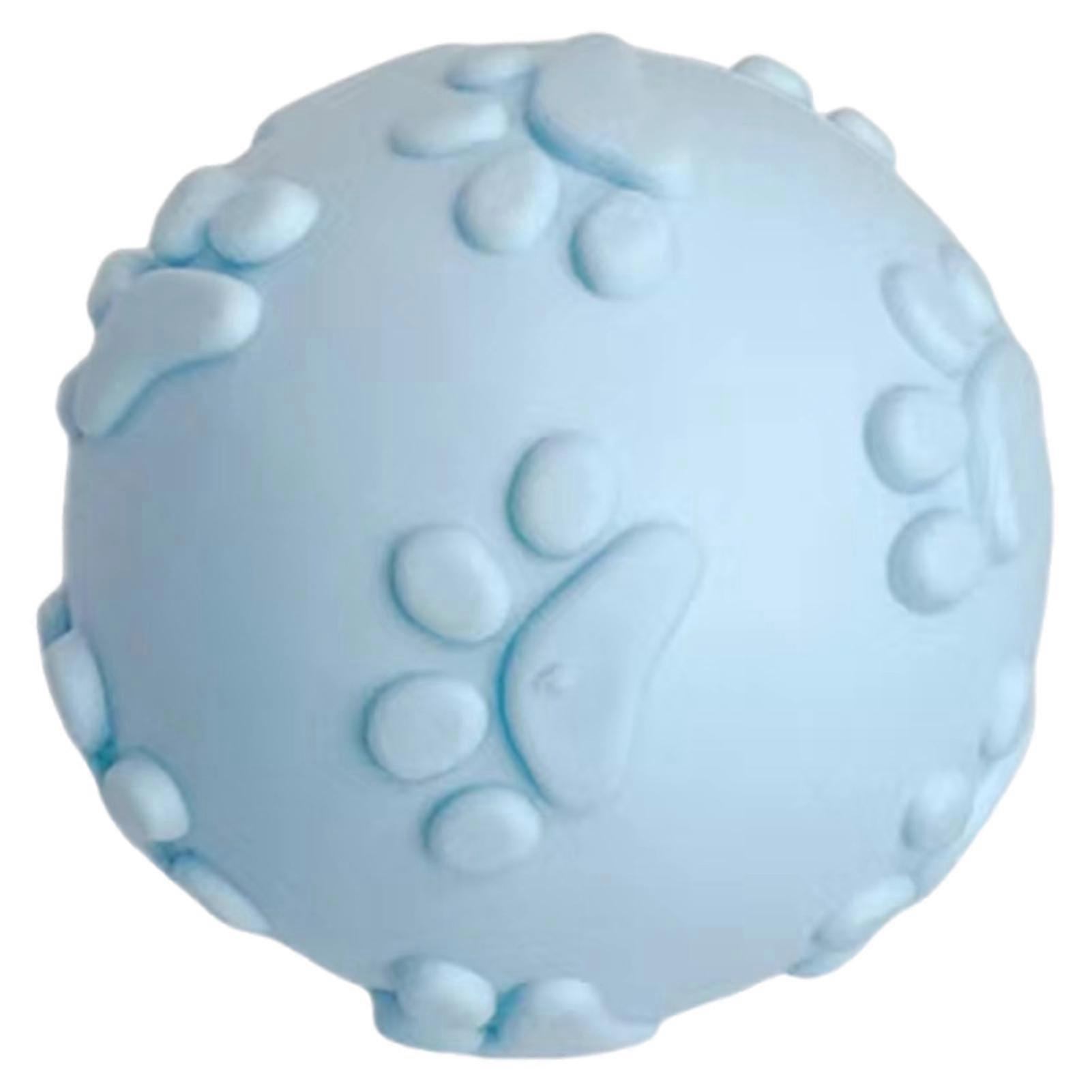 High Saturation Embossed Ball - Bones & Paw Prints - for Energetic Fun