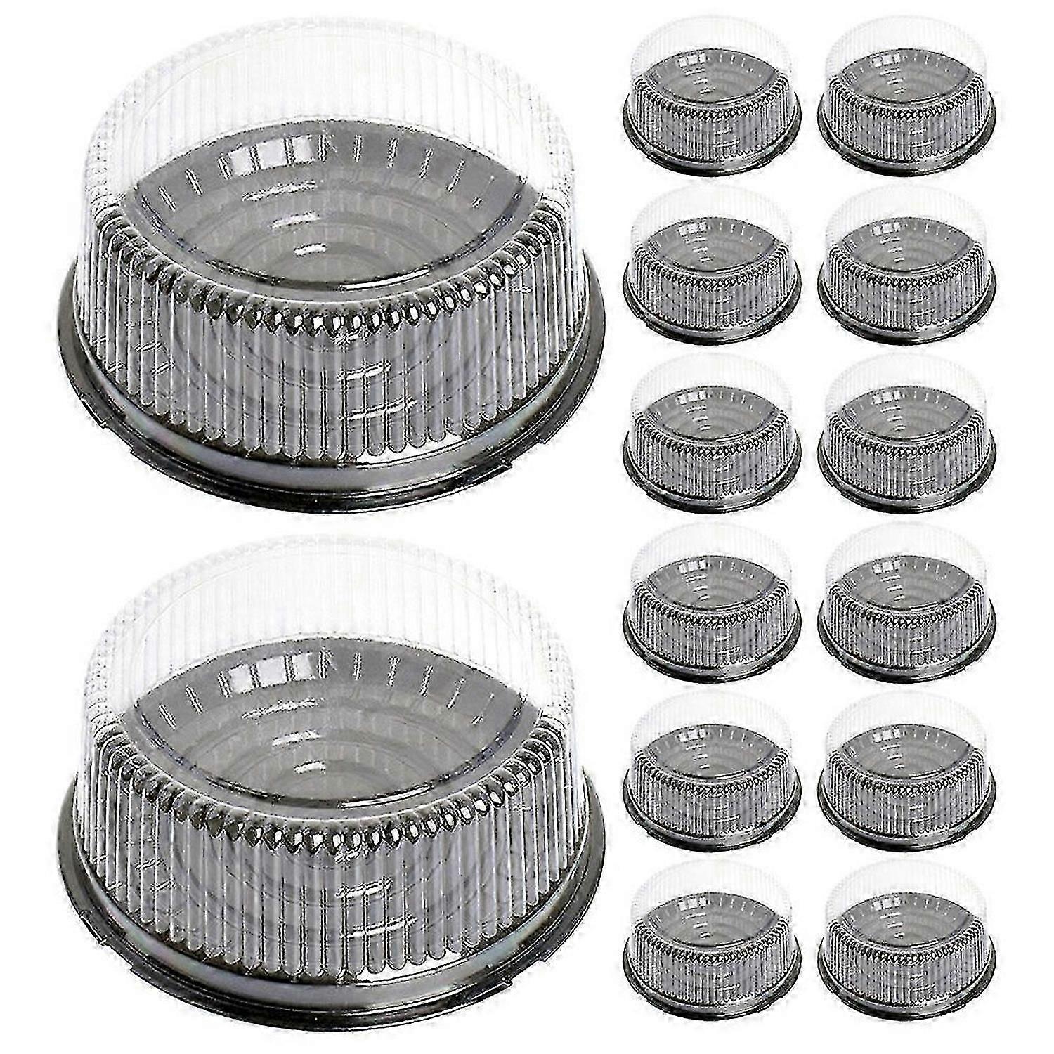 20Pcs Cake Boxes Cake Containers Bakery Cake Box Portable Cake Case Cake Box