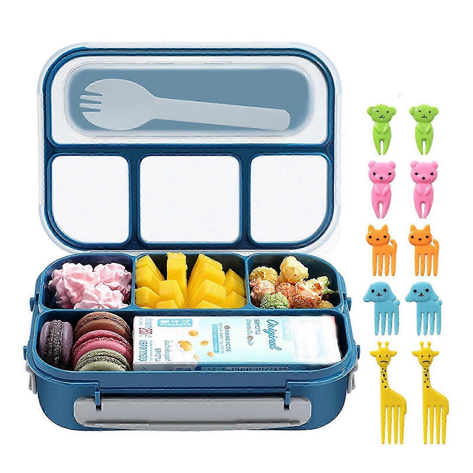Dishwasher-Safe 4-Part Bento Set