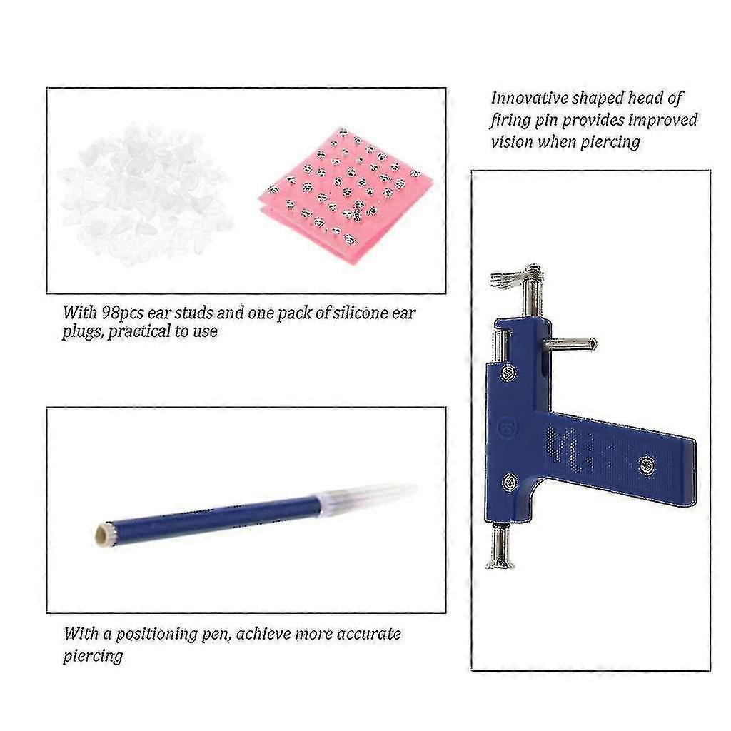 Safe Accurate Ear Piercing Gun Set