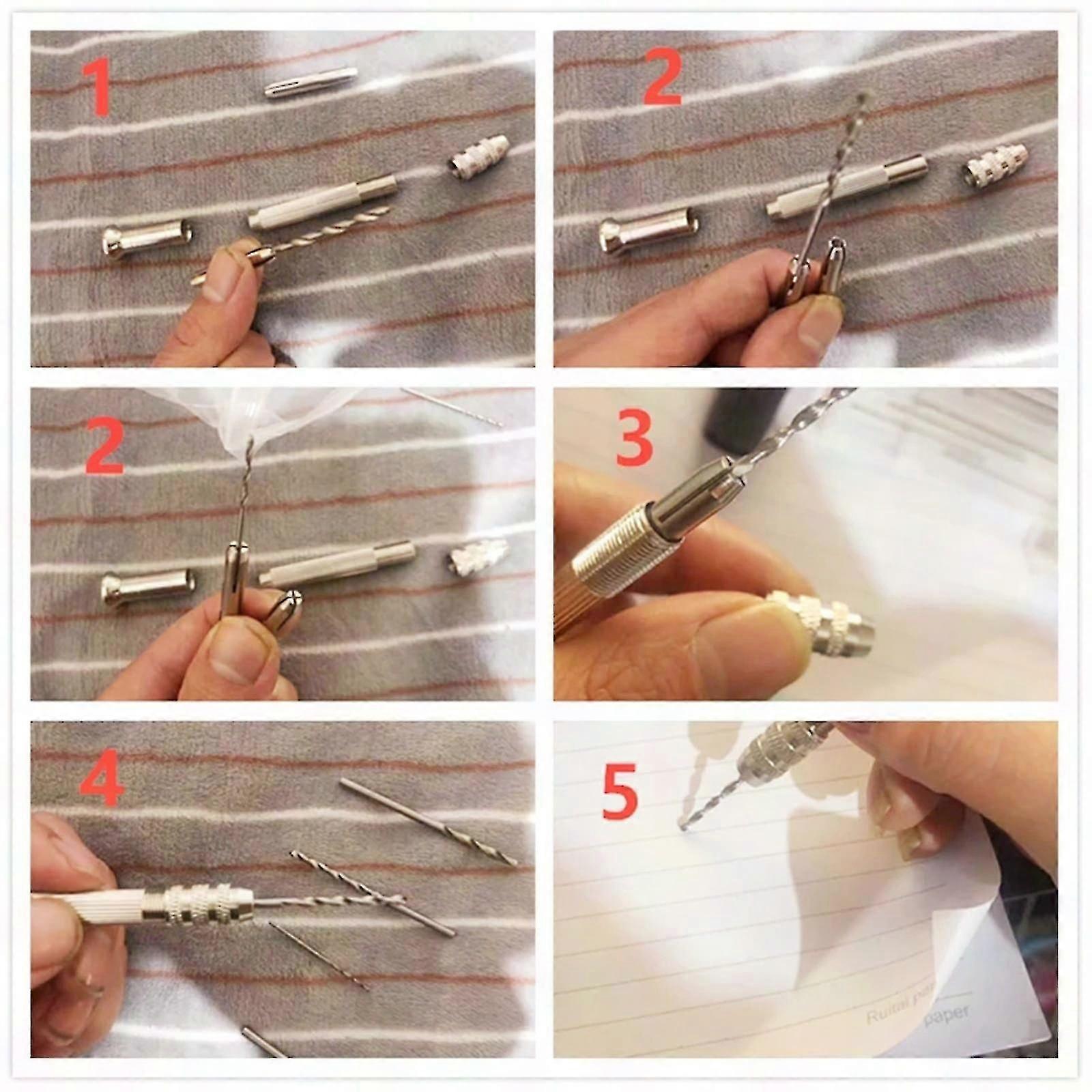 Mini Twist Drill Bits Set for Resin Rotary Tools - Precision Small Hand Drill Bits