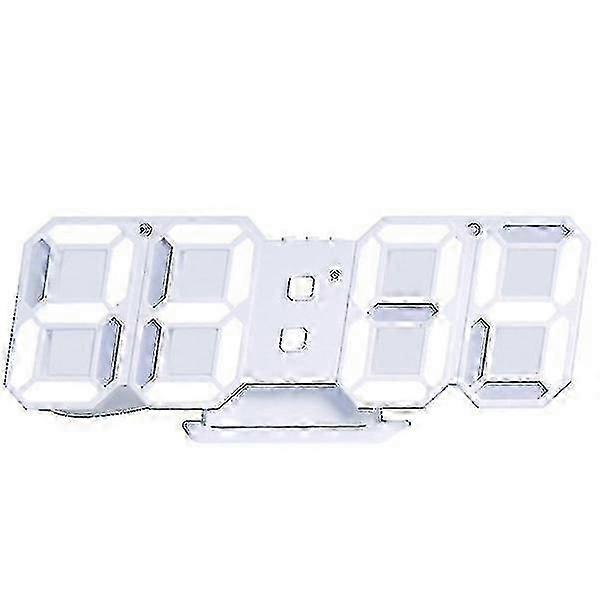 3D digital alarm clock, wall LED digital clock