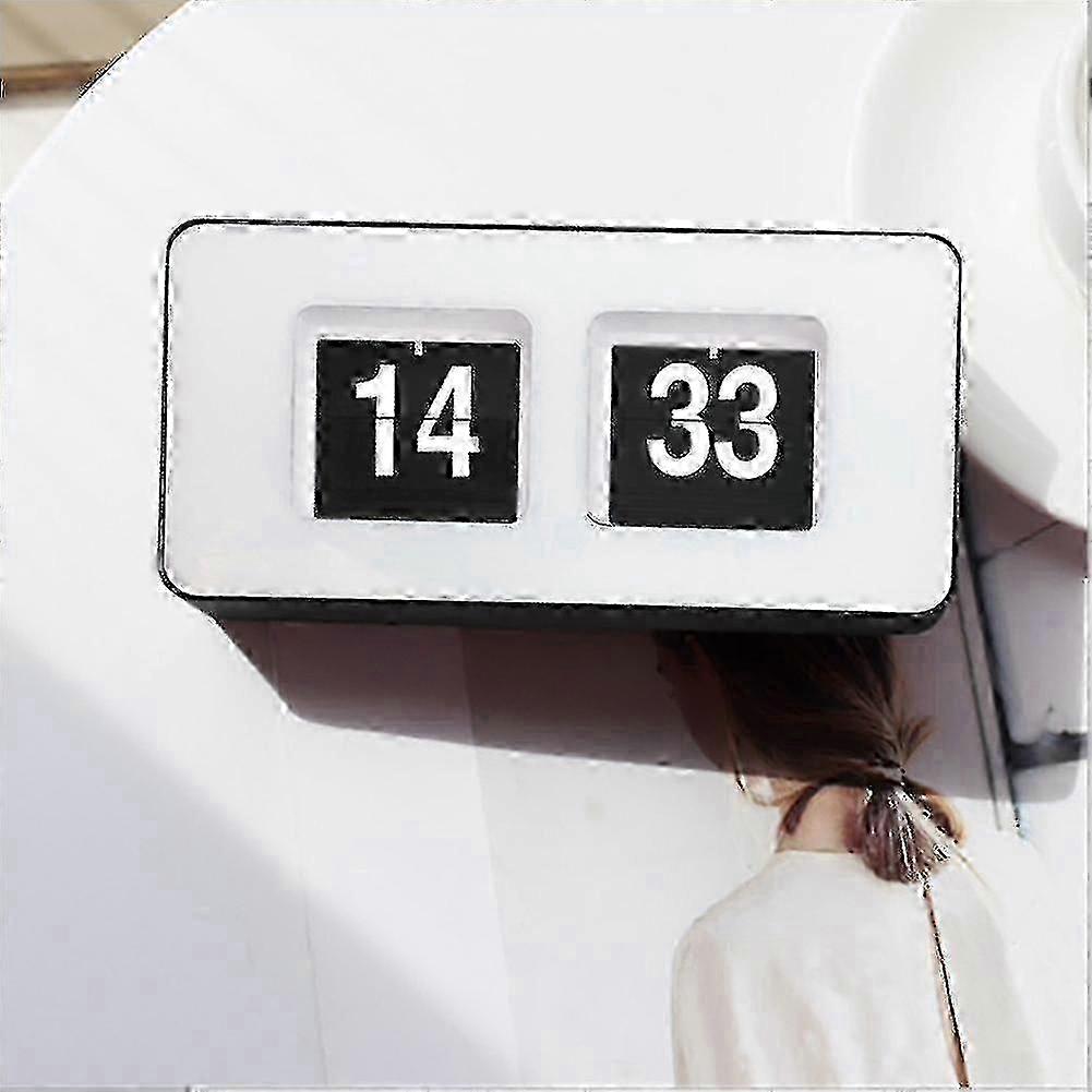 Automatic Flip Clock,classic Retro Nostalgic Clock,digital Desk Table Page Down Clock,compatible with Family Be