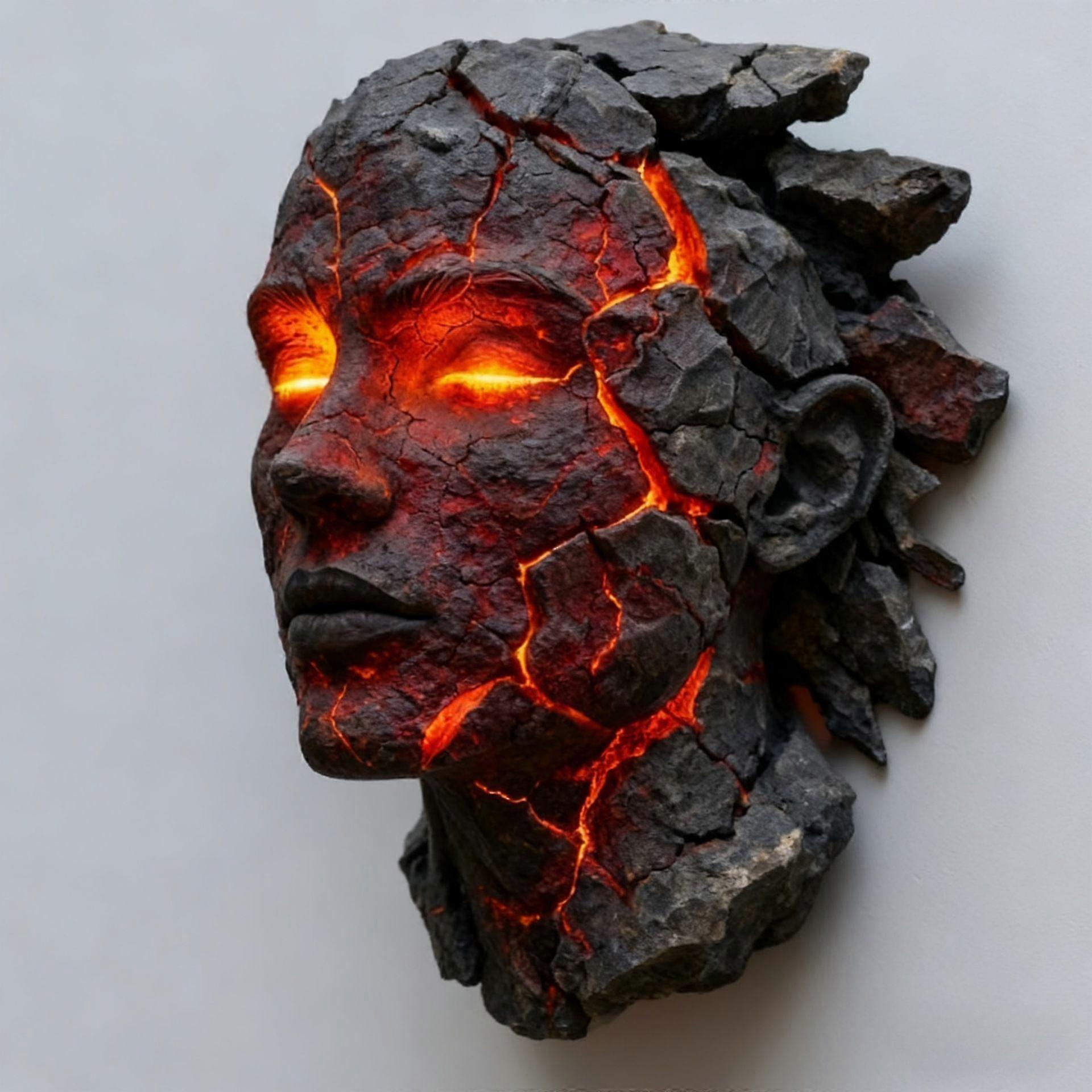 3D Lava Crack LED Wall Light