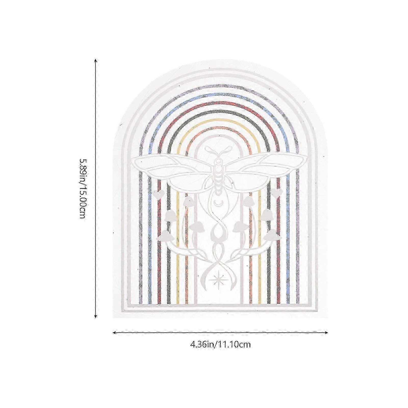 Bird-Safe Rainbow Window Cling