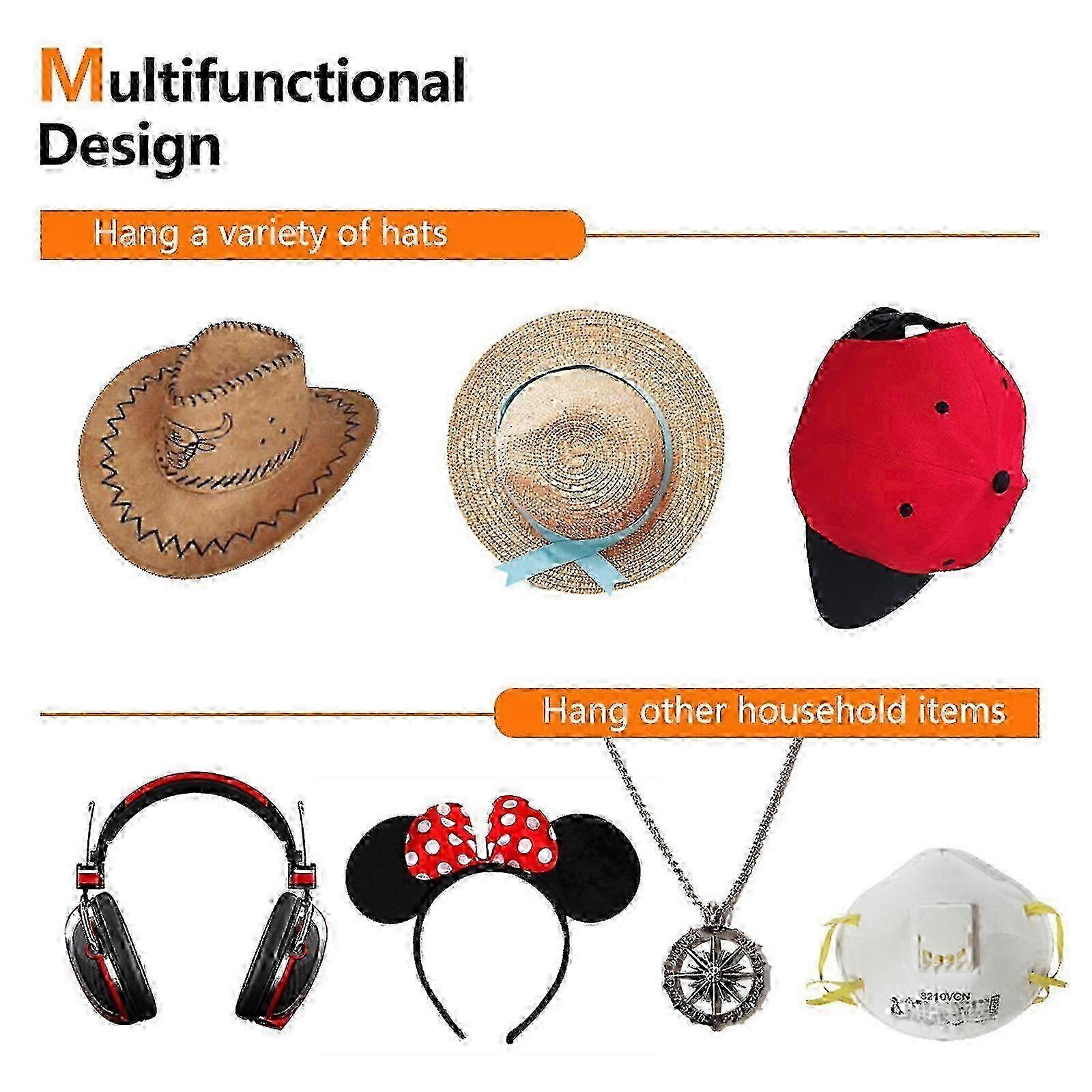 Wall Mount Hat Organizer Hook