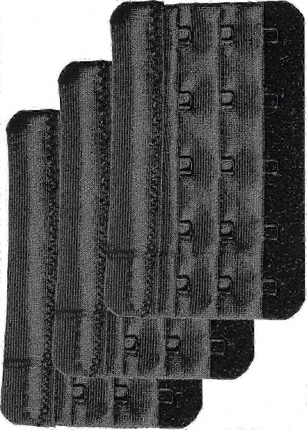 Women's Plus Size 5-Hook Bra Strap Exts, 3-Pack