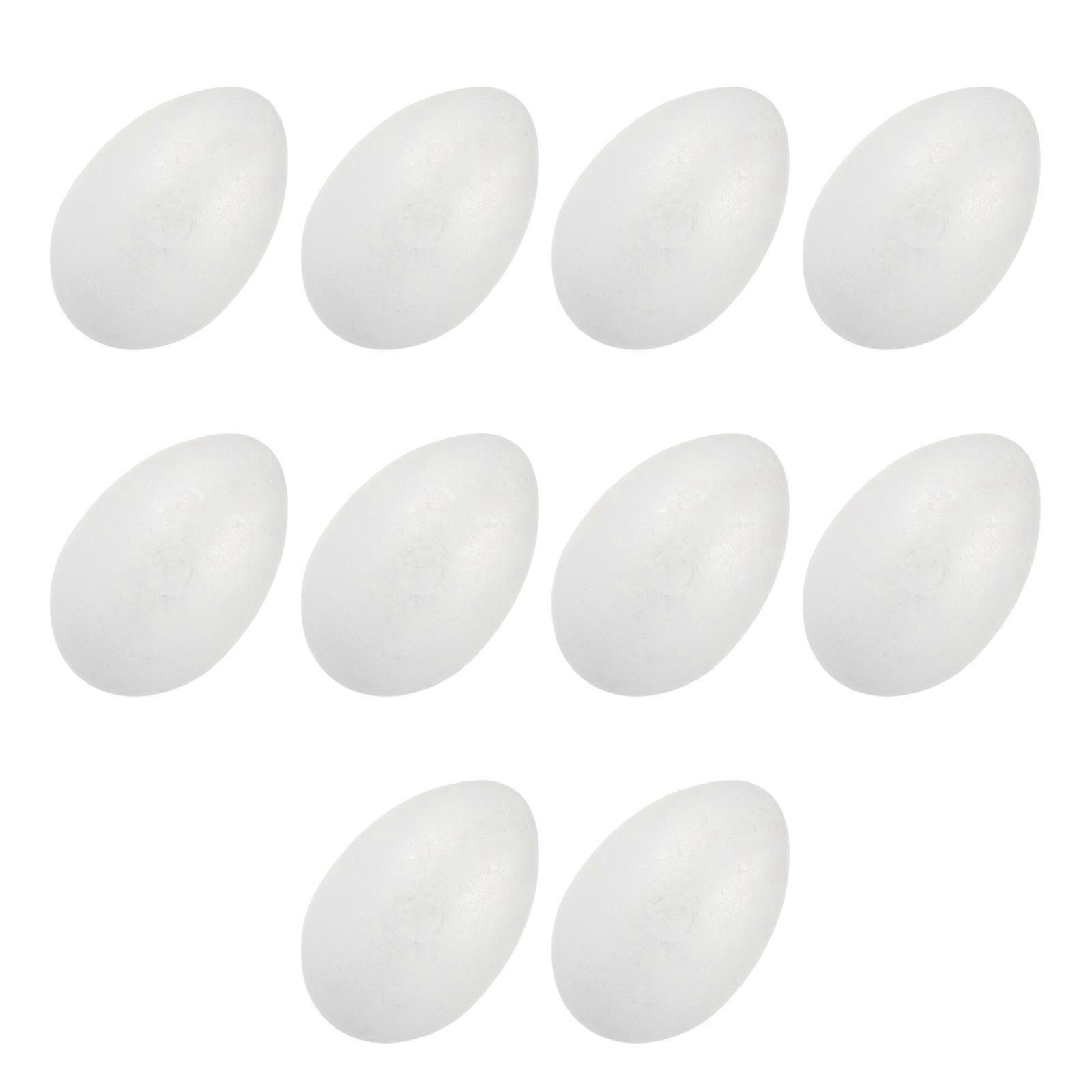 DIY Foam Hollow Eggs 10Pcs for Children's Easter Egg DIY Crafting