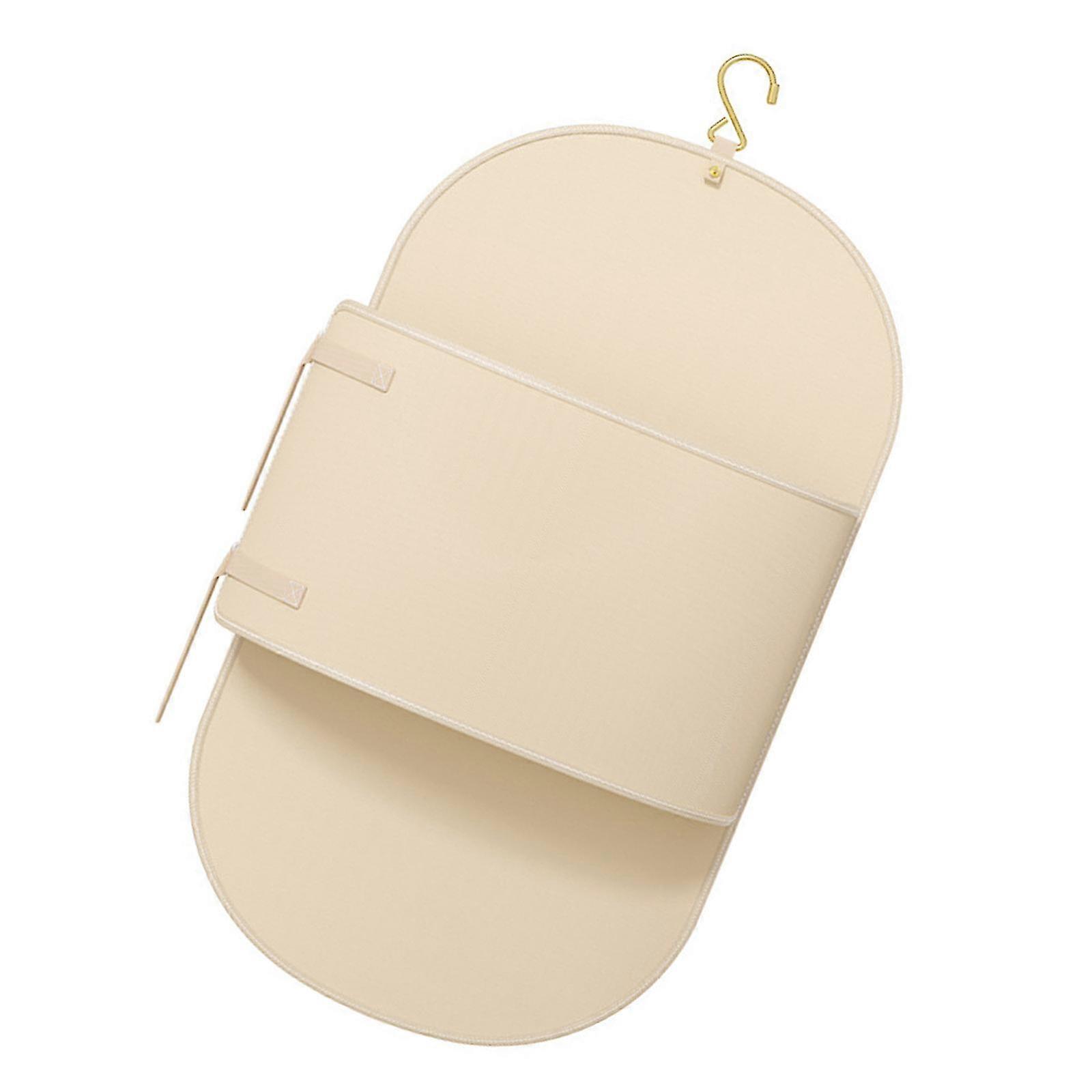 Polyester Clothes Compressing Mat For Home Wardrobe Management, Beige
