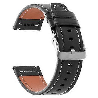 20mm 22mm Quick Release Leather Watch Band Straps for DW for Omega Black Brown White Grey Pin Buckle Watch Accessory for