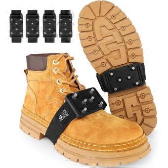 Ice Cleats Crampons, Rotatable Traction Ice Cleats for Shoes and Boots