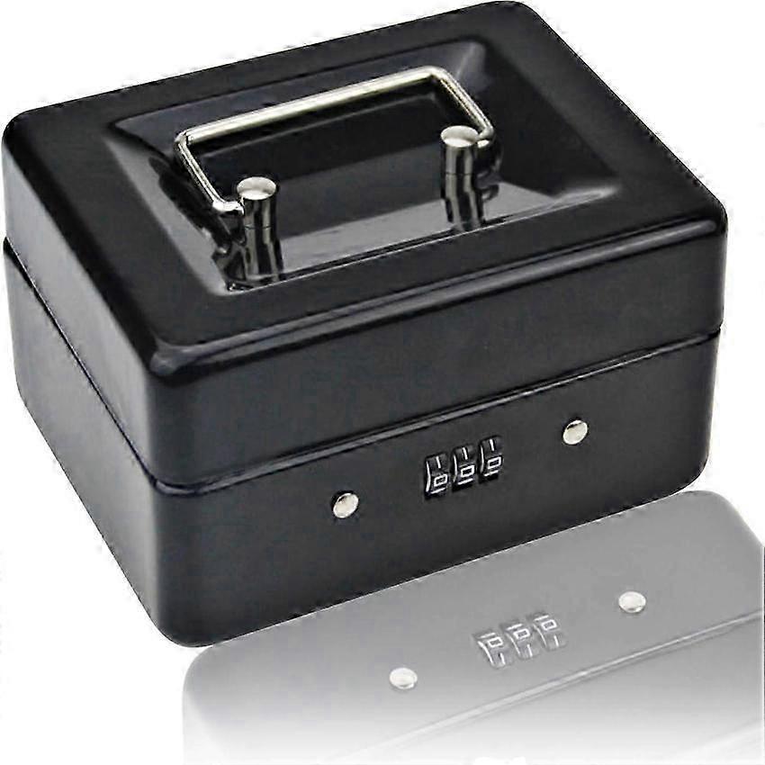Secure Metal Coin Box 3-Digit Lock