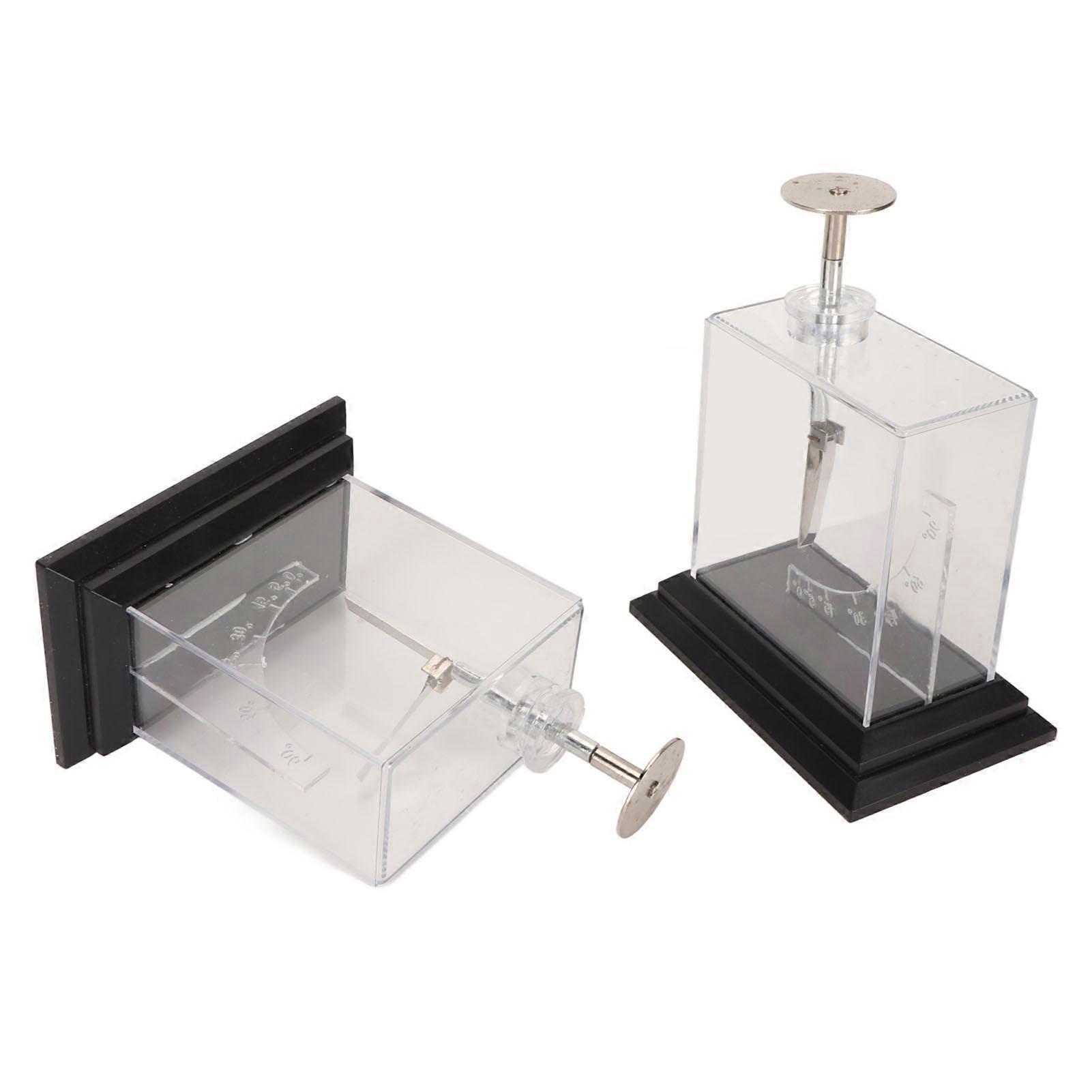 Foil Electroscope Compact Structure High Sensitity Precise Scale Physics Electrometer for Teaching
