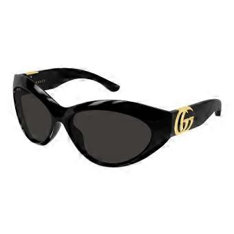 Gucci GG2269SA Asian Fit 001 Full Rim Black Women Cat Eye Sunglasses UV3 Original