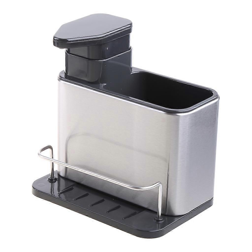 Compact Stainless Sink Rack with Pump