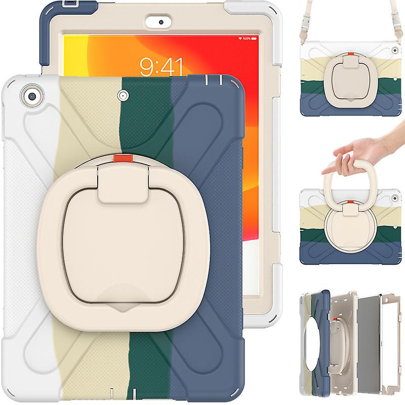 Wekity Ipad6 / Air2 With Screen Protector, Swivel Stand/pencil Holder/shoulder Strap