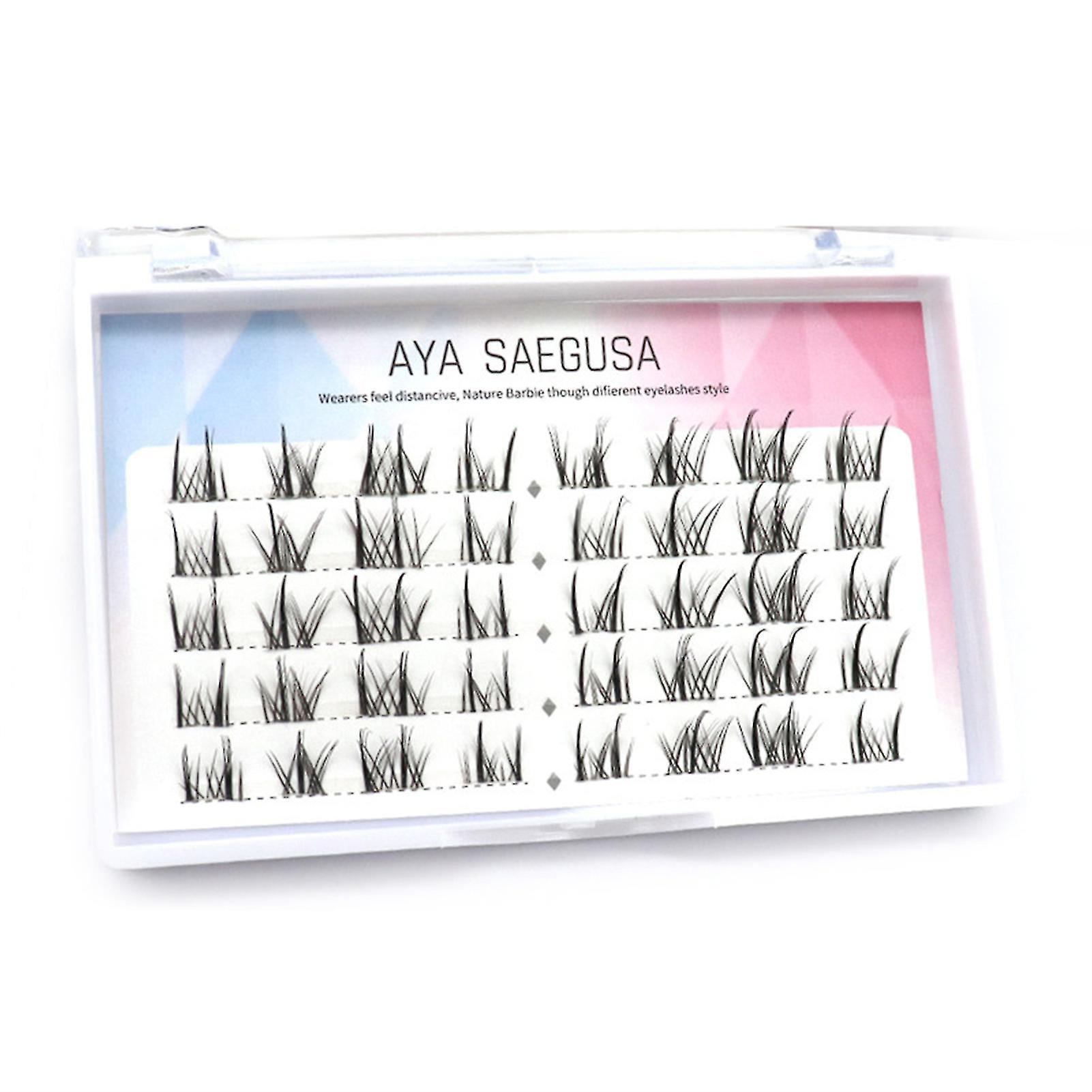 Natural Grafted Eyelashes Multilayered Bushy Curling Up Lashes For Wedding Stage Makeup
