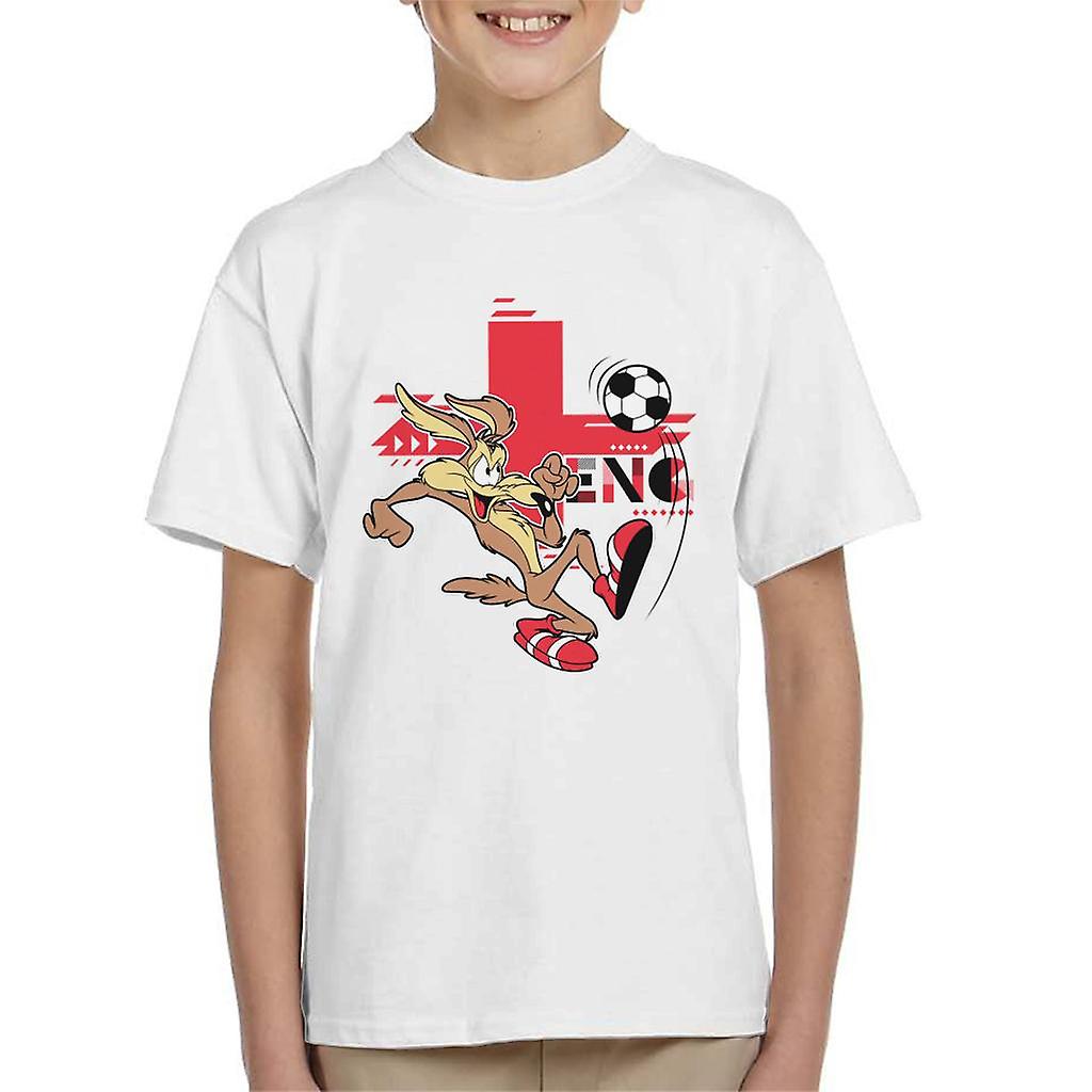 Looney Tunes Football Wile E Coyote Skills Kid's T-Shirt