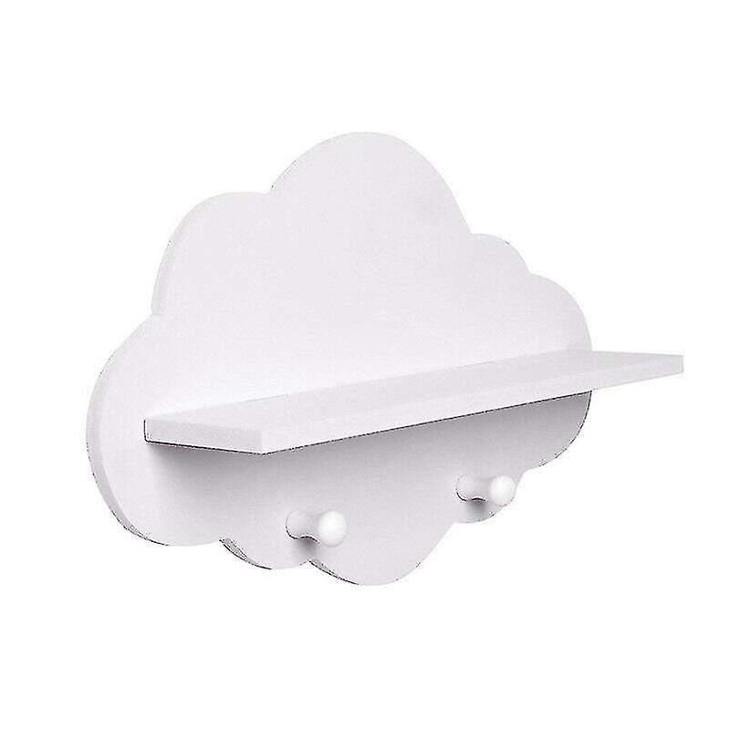 Creative Cloud Shape PVC Wall Mount Storage Organizer Display Racks