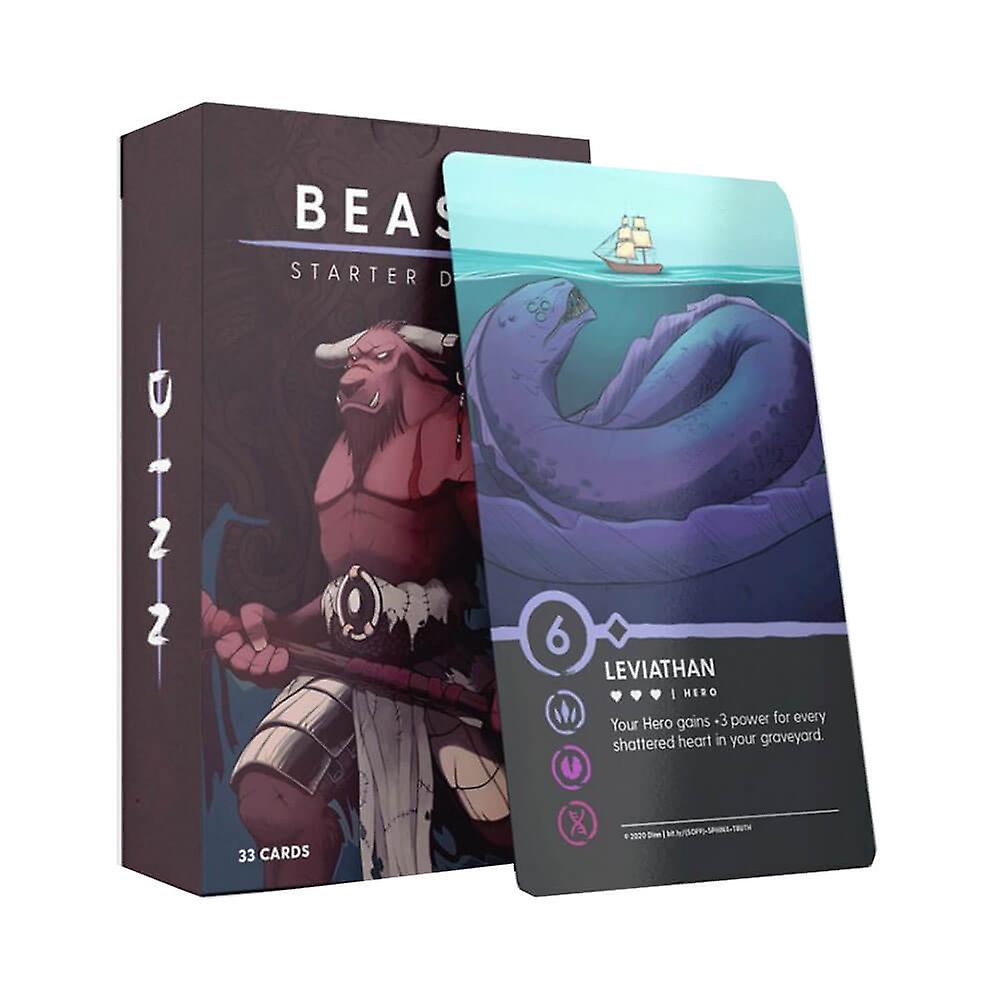 Sisyphus Systems Dinn Beast Card Game Starter Deck for Ages 13 Years and Up