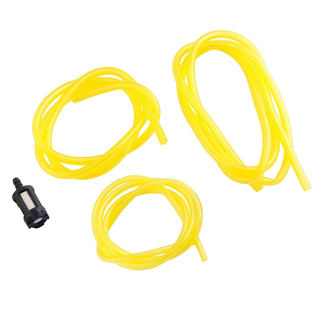 3 Size Replacement Fuel Line Hose for 2 Cycle Engine Chainsaw Snow Blower