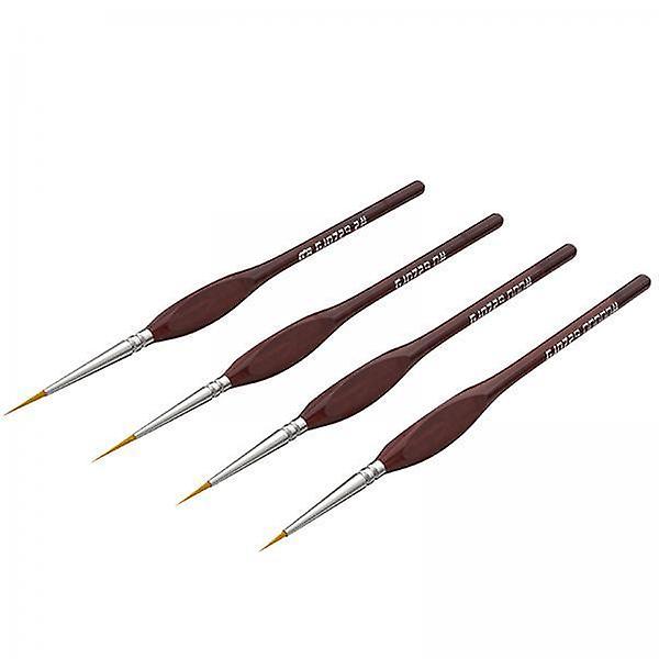 2xProfessional Model Coloring Tool Fine Model Painting Pen Miniature Brushes 4pcs style 2