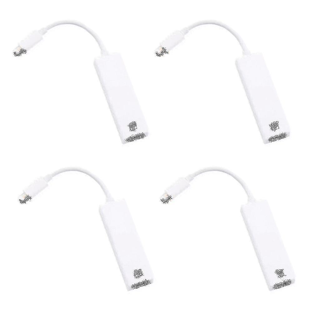 4x 100mbps Network Cable Adapter For Interface To Rj45 Ethernet Lan Wired Overseas Travel Compact F
