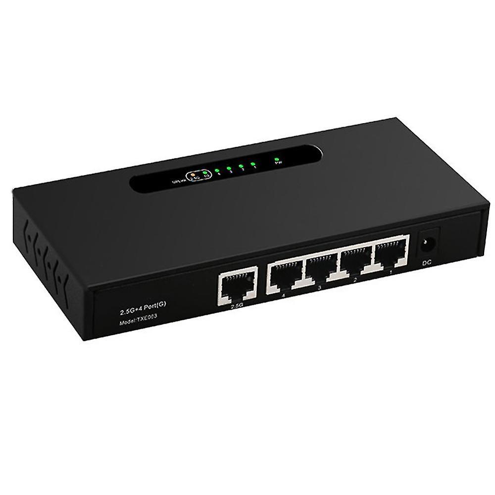 2.5g 4 Port Gigabit Ethernet Switch Unmanaged Switch Home Switch Network Splitter Eu Plug