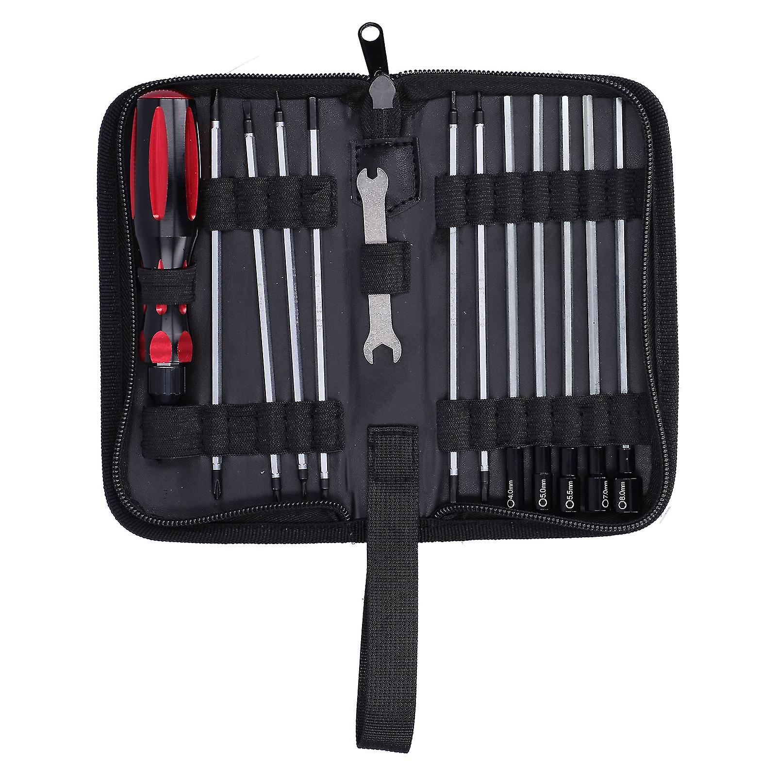Rc Tool Bag Screw Driver Wrench Tool Set For Traxxas Rc Model Car Airplane Boat Repairs