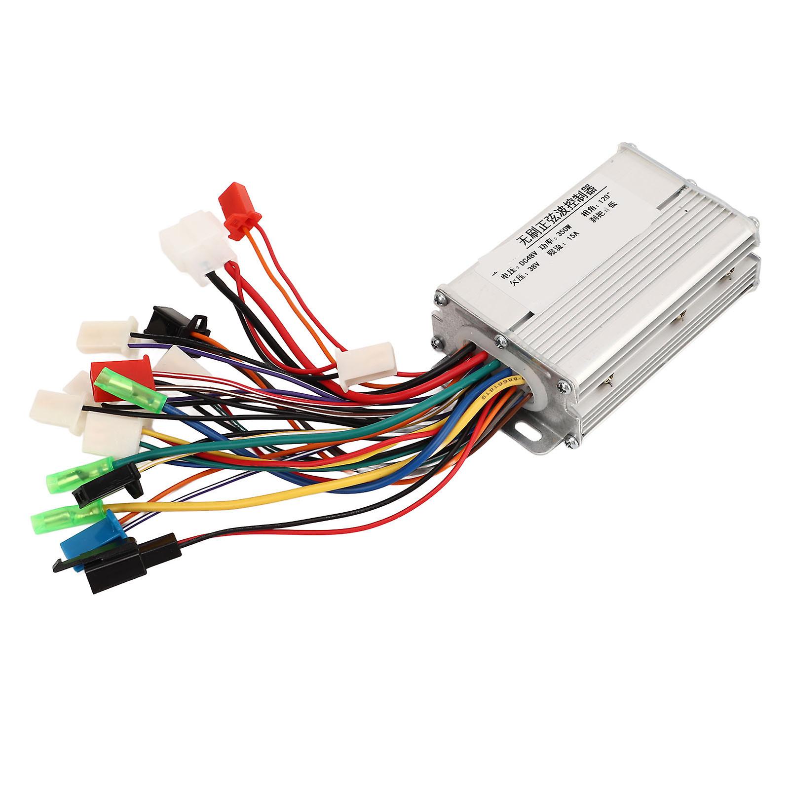 48V 350W elektrisk cykel børsteløs controller aluminiumslegering elektrisk scooter børsteløs motorcontroller til modifikation