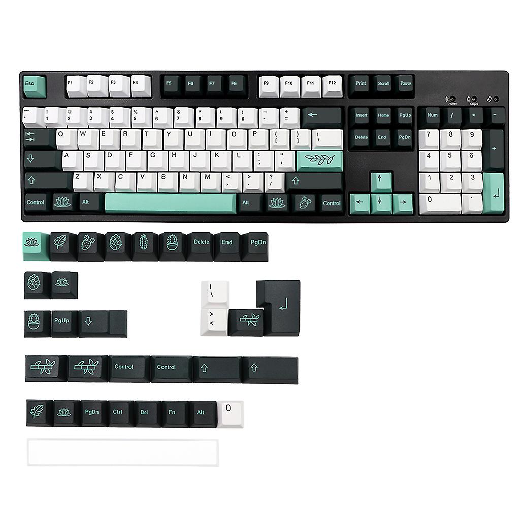 137 Keys PBT Dye Subbed Cherry Keycap For Mechanical Keyboard GK61 64 84 96, iso
