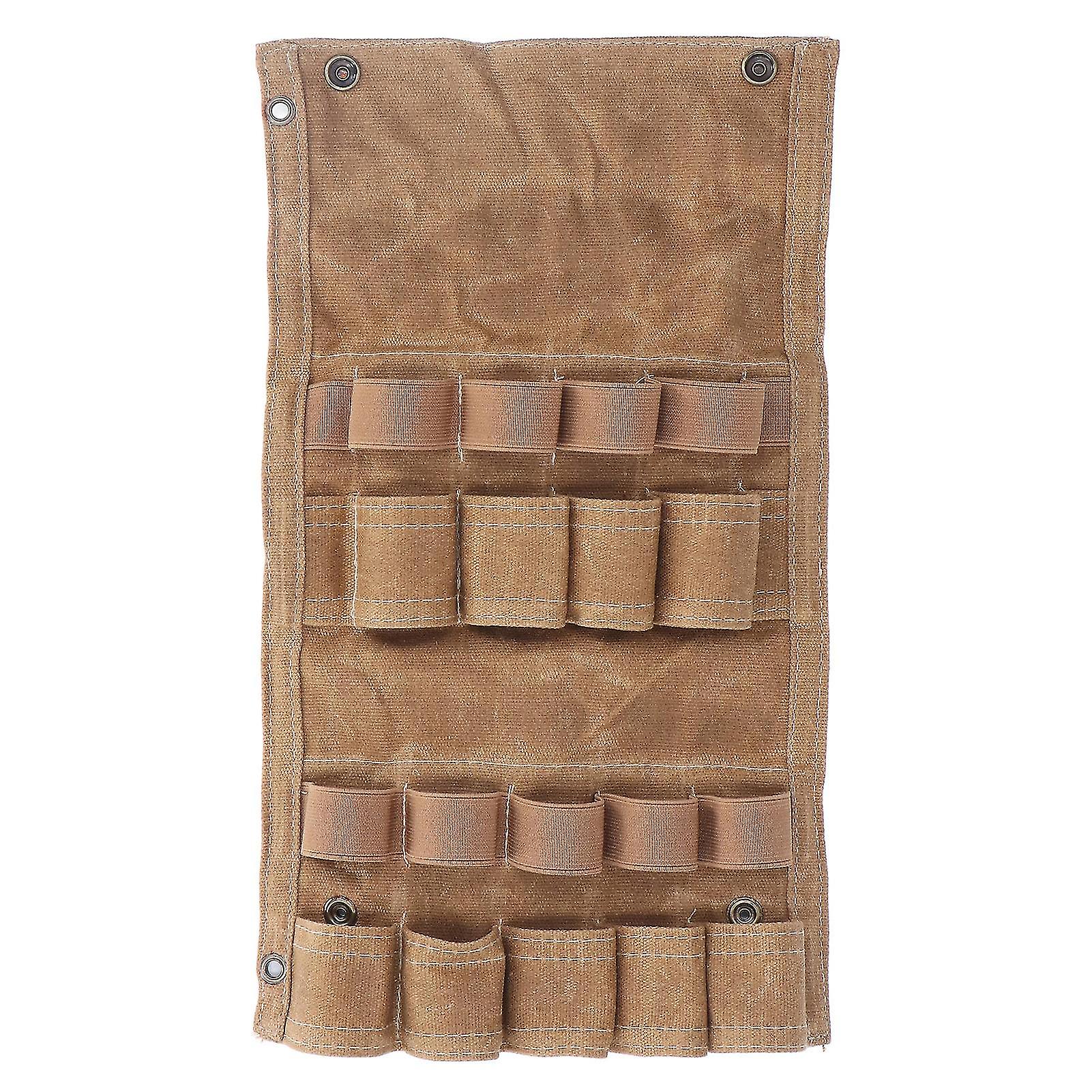 Spice Bottle Bag, Foldable Canvas Holder