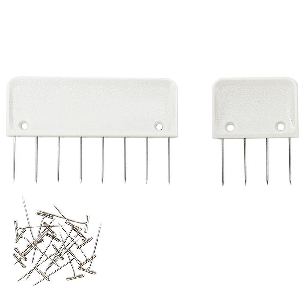 Wool Knitting Blocking Comb Set Anti Tangling Fixed Knit Tool for Crochet Embroidery