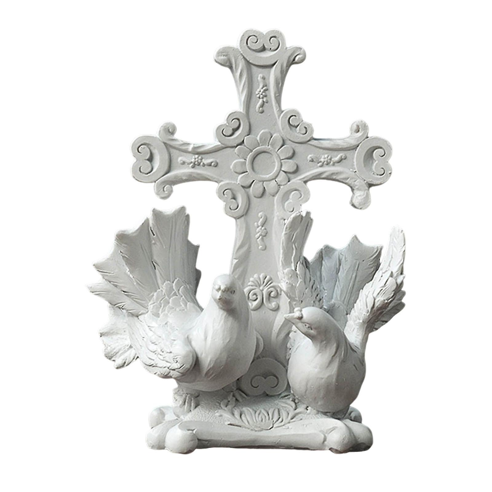 平和な, クロス, 像, アート, 彫刻, 家の装飾, 装飾, シーン, レイアウト, 広場